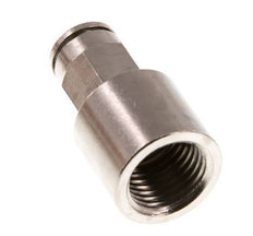 Raccord enfichable 6mm x G1/4'' avec filets femelles Laiton FKM [2 Pièces].