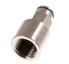 Raccord enfichable 6mm x G1/4'' avec filets femelles Laiton FKM [2 Pièces].
