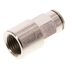 8mm x G1/4'' Push-in Fitting with Female Threads Brass FKM [2 Pieces]