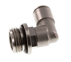 raccord enfichable coudé 90deg 10mm x G1/2'' avec filets mâles Laiton NBR Rotatif