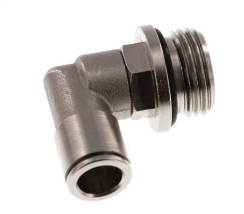 raccord enfichable coudé 90deg 10mm x G1/2'' avec filets mâles Laiton NBR Rotatif