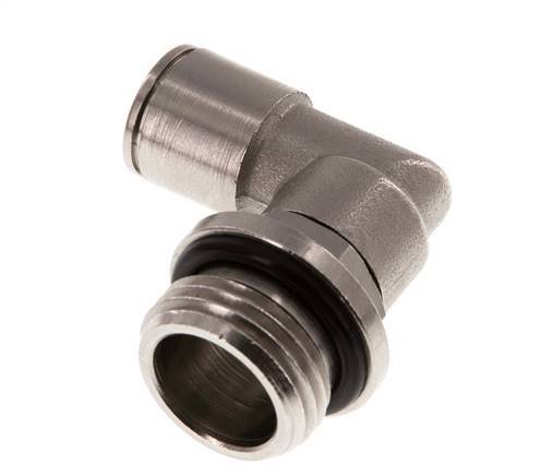 raccord enfichable coudé 90deg 10mm x G1/2'' avec filets mâles Laiton NBR Rotatif