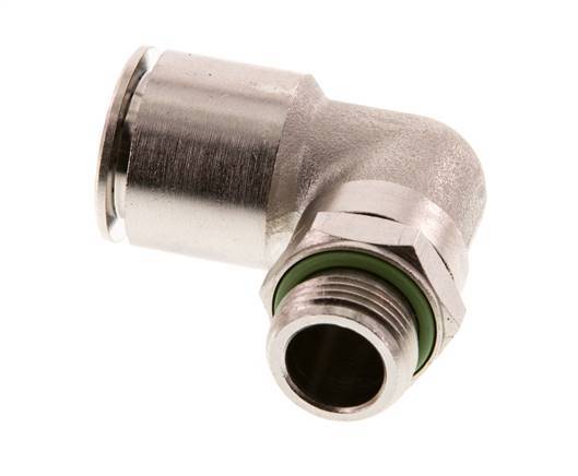 raccord coudé 90deg 16mm x G3/8'' avec filets mâles laiton FKM rotatif