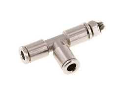 té à angle droit 5mm x M 5 Raccord enfichable à filets mâles Laiton NBR Rotatif