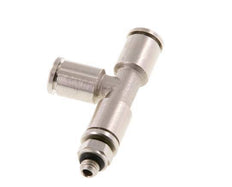 té à angle droit 5mm x M 5 Raccord enfichable à filets mâles Laiton NBR Rotatif