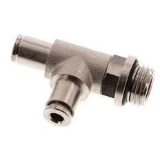 4mm x G1/4'' Right Angle Tee Push-in Fitting with Male Threads Brass NBR Rotatable