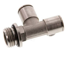 12mm x G1/2'' Right Angle Tee Push-in Fitting with Male Threads Brass NBR Rotatable