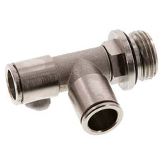 12mm x G1/2'' Right Angle Tee Push-in Fitting with Male Threads Brass NBR Rotatable