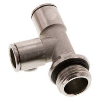 12mm x G1/2'' Right Angle Tee Push-in Fitting with Male Threads Brass NBR Rotatable