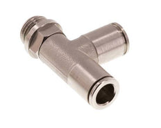 raccord enfichable en T à angle droit 8mm x G1/4'' avec filets mâles laiton FKM rotatif