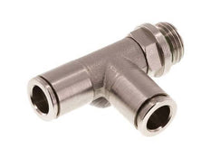 raccord enfichable en T à angle droit 8mm x G1/4'' avec filets mâles laiton FKM rotatif