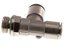 raccord enfichable en T à angle droit 14mm x G1/2'' avec filets mâles laiton FKM rotatif