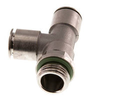 raccord enfichable en T à angle droit 14mm x G1/2'' avec filets mâles laiton FKM rotatif