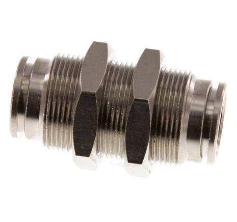 raccord enfichable 12mm laiton NBR Bulkhead