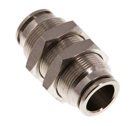 raccord enfichable 12mm laiton NBR Bulkhead