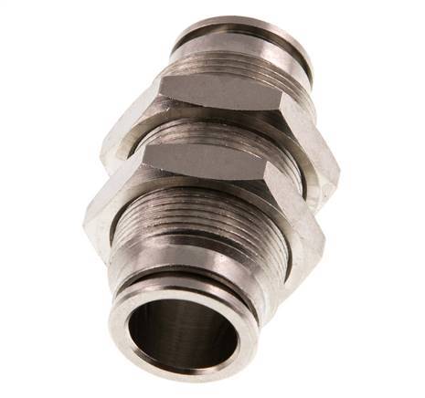 raccord enfichable 12mm laiton NBR Bulkhead