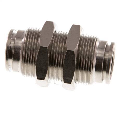 raccord enfichable 12mm laiton NBR Bulkhead