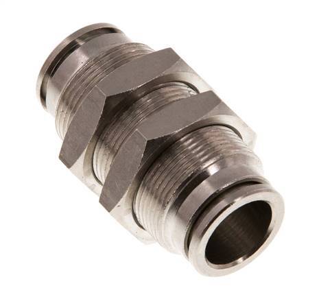 raccord enfichable 12mm laiton NBR Bulkhead