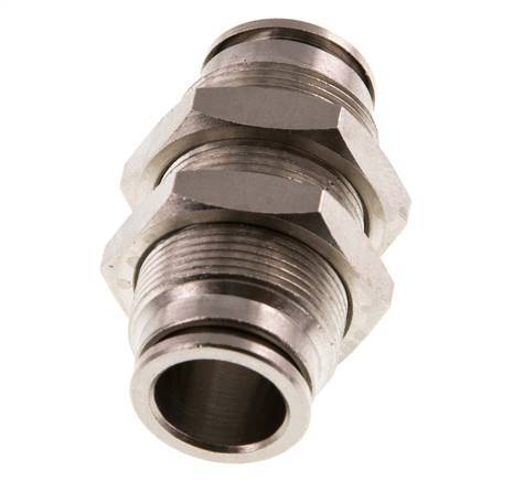 raccord enfichable 12mm laiton NBR Bulkhead