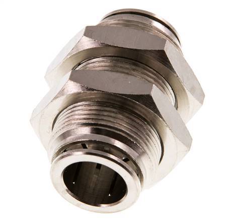 raccord enfichable 16mm Laiton NBR Bulkhead