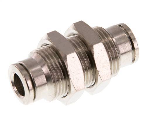 raccord enfichable 6mm laiton FKM Bulkhead