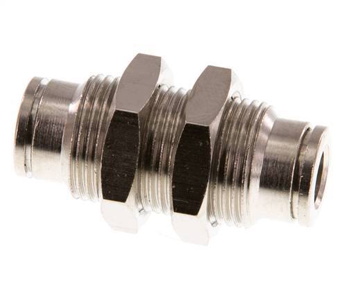 raccord enfichable 6mm laiton FKM Bulkhead