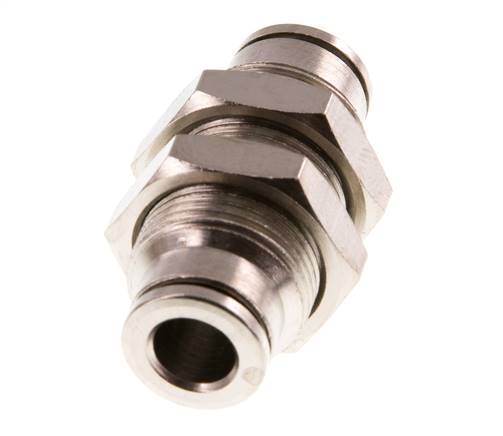 raccord enfichable 6mm laiton FKM Bulkhead