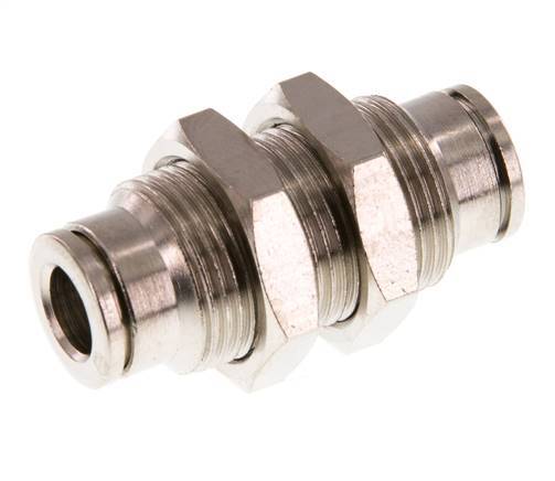 raccord enfichable 6mm laiton FKM Bulkhead