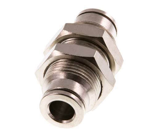 raccord enfichable 6mm laiton FKM Bulkhead