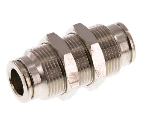 raccord enfichable 8mm laiton FKM Bulkhead