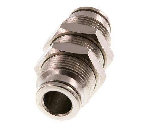 raccord enfichable 8mm laiton FKM Bulkhead