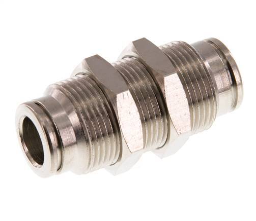 raccord enfichable 8mm laiton FKM Bulkhead