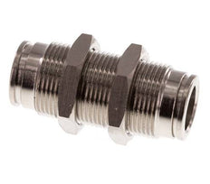 10mm Push-in Fitting Brass FKM Bulkhead