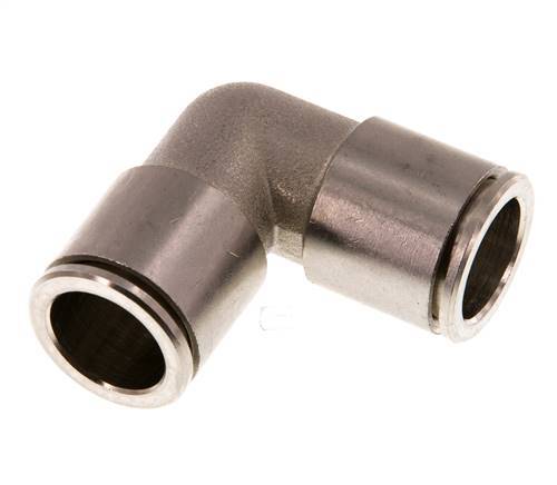 14mm 90deg Elbow Push-in Fitting Brass NBR