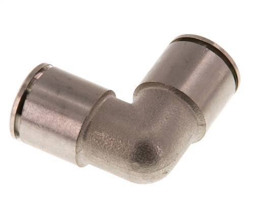 14mm 90deg Elbow Push-in Fitting Brass NBR