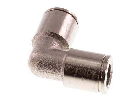 Raccord enfichable coudé 8mm 90deg Laiton FKM [2 Pièces].