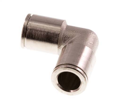 Raccord enfichable coudé 8mm 90deg Laiton FKM [2 Pièces].