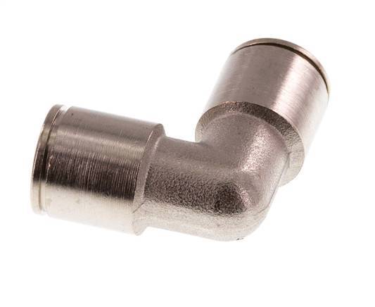 Raccord enfichable coudé 10mm 90deg Laiton FKM [2 Pièces]