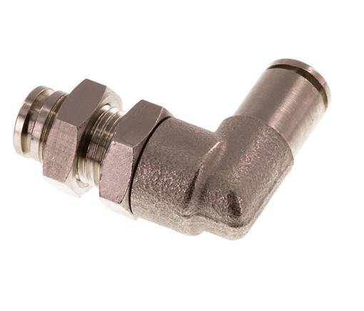 raccord enfichable coudé 90deg 4mm laiton NBR Bulkhead