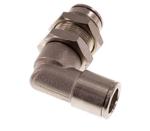 raccord enfichable coudé 10mm 90deg Laiton NBR Bulkhead