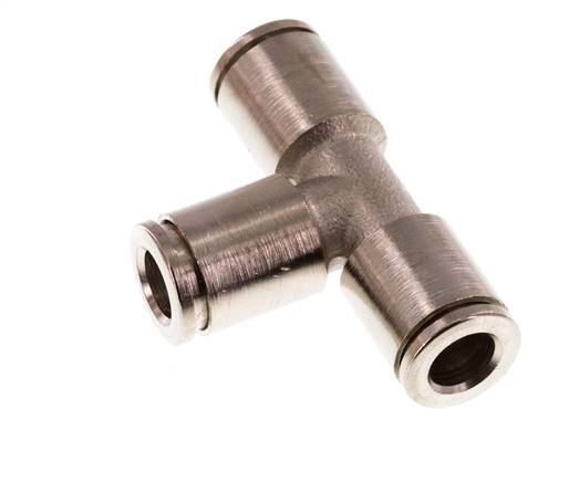 Raccord enfichable en T 6mm Laiton NBR [2 Pièces]