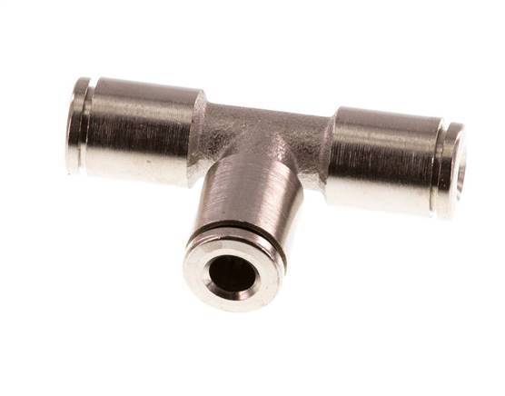 Raccord enfichable en T de 4mm en laiton FKM [2 pièces].