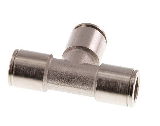 Raccord enfichable en T 10mm Laiton FKM