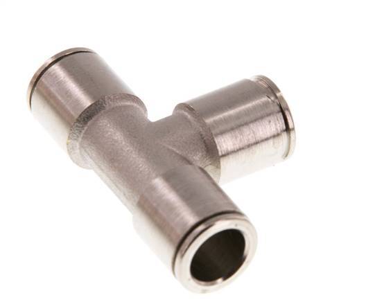 Raccord enfichable en T 10mm Laiton FKM