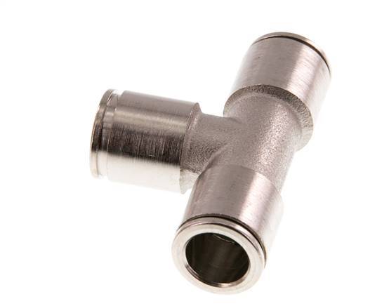 Raccord enfichable en T 10mm Laiton FKM