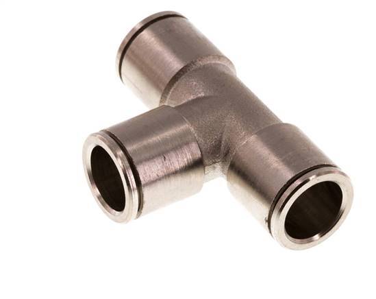 Raccord enfichable en T 12mm Laiton FKM