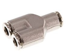 Raccord enfichable en Y 6mm Laiton NBR