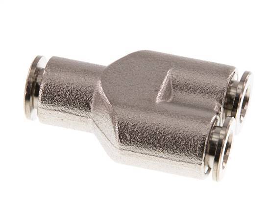 Raccord enfichable en Y 6mm Laiton NBR