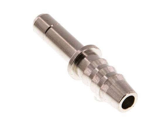 Raccord enfichable 6mm x 6mm avec pilier de tuyau en laiton FKM [2 pièces].