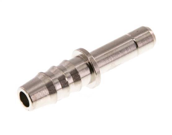 Raccord enfichable 6mm x 6mm avec pilier de tuyau en laiton FKM [2 pièces].